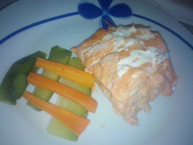 Tamal de cazuela elaborado con tortilla de maíz