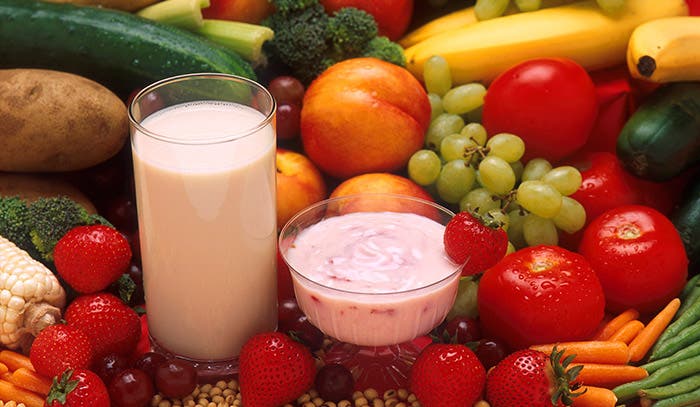 Alimentos vegetales y lácteos