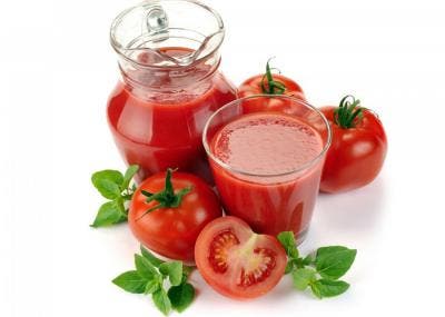 Jarra de zumo de tomate