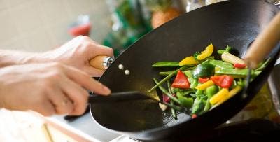 wok con verduras