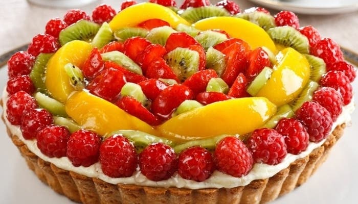 Receta de tarta de frutas