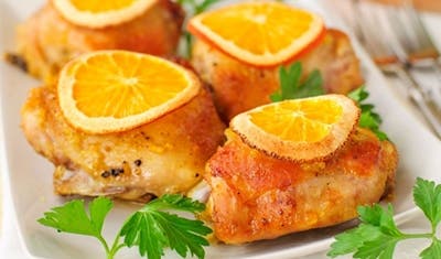 Pollo a la naranja