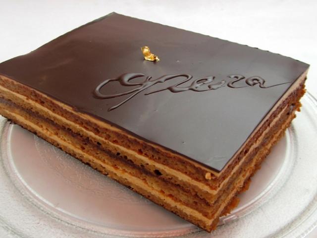 Torta Opera de chocolate y café, receta paso a paso
