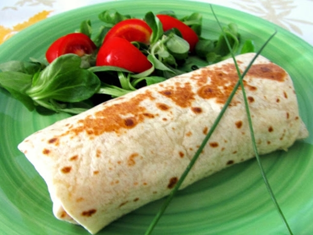 Wraps de setas comestibles, receta paso a paso