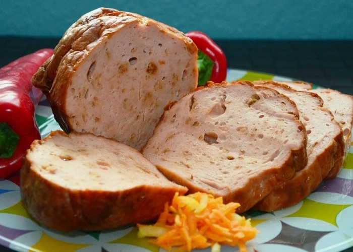 Leberkäse o Queso de cerdo, receta paso a paso