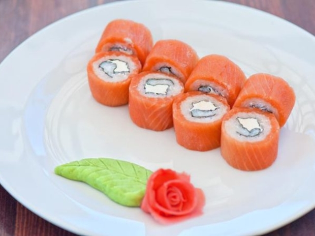 Receta de Sushi de salmón ahumado