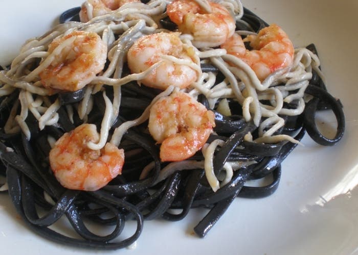 Espaguetis negros