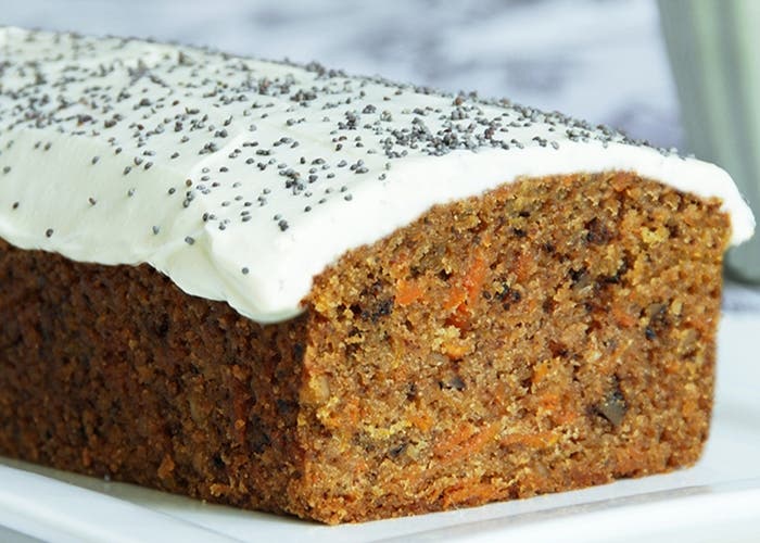 Carrot cake con cobertura de queso, receta paso a paso