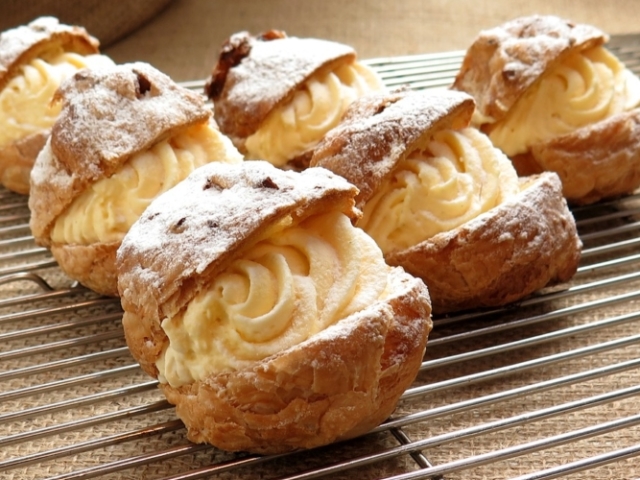 Bombas de crema pastelera, receta paso a paso