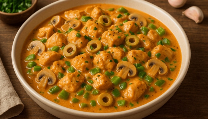 Receta de Pollo Strogonoff: Paso a paso