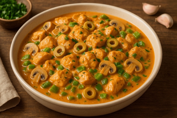 Receta de Pollo Strogonoff: Paso a paso