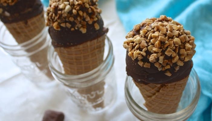 Cobertura dura de chocolate para helados