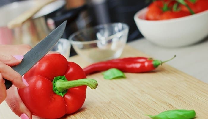 formas de cortar verduras