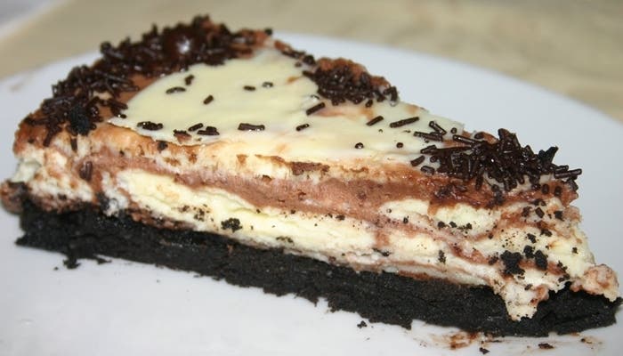 Receta de cheesecake de chocolate, suave y cremoso