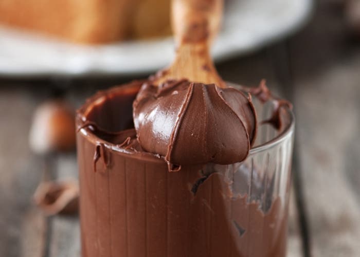 Receta de postre de Nutella y chocolate sin TACC