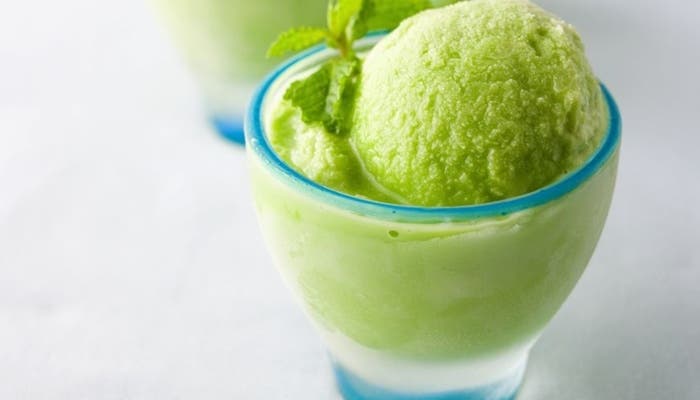 receta de helado de lima