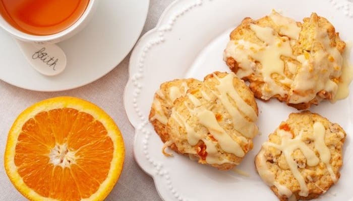 receta de galletas de zanahoria y glaseado de naranja