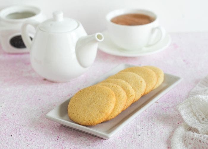 Receta de galletas de mantequilla para la hora del té