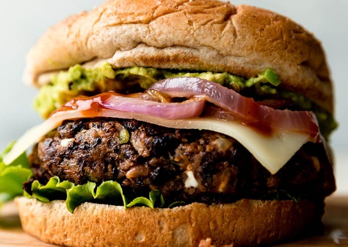 Receta de hamburguesa vegana
