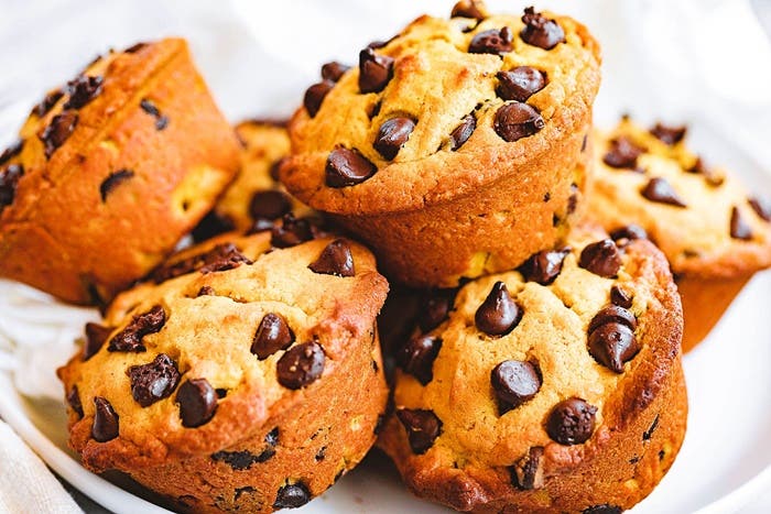 Muffins de chocolate y calabaza