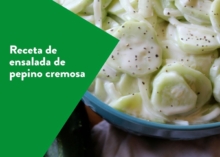 Paso A Paso Para Preparar Ensalada De Pepino Cremosa