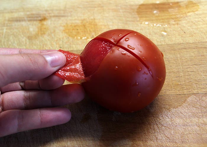 Pelar tomate